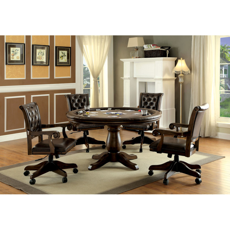 Table de poker pour 4 joueurs Wagaman Darby Home Co