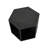 Lakeyia 47.24'' Hexagonal Coffee Table Side Table Nightstand Burmese Sumac 2PCS-934912317