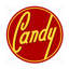 «Candy Round» par RetroPlanet - Art textuel sur toile sans cadre-1995090768