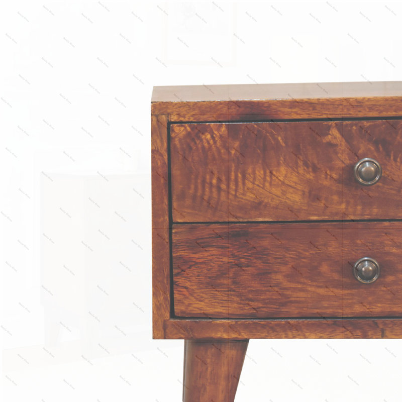 Table de chevet Hotwells, Châtaignier