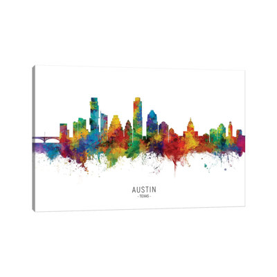 " Austin Texas Skyline " by Michael Tompsett