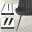 Modern Dining Chairs 54.8*46.9*83.2cm Tech Fabric Upholstery with Stylish Design Sofa-Level Cushioning Pet-Friendly Durable Scratch Resistant for Kitchen Dining Room or Home Office-1034794734-1013287189