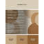Tapis abstrait moderne et contemporain lavable à la machine Rhawnhurst Thanksgiving en beige - reliure beige-2074067360