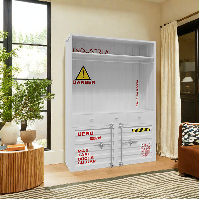 Buffet 59,05 po, Blanc