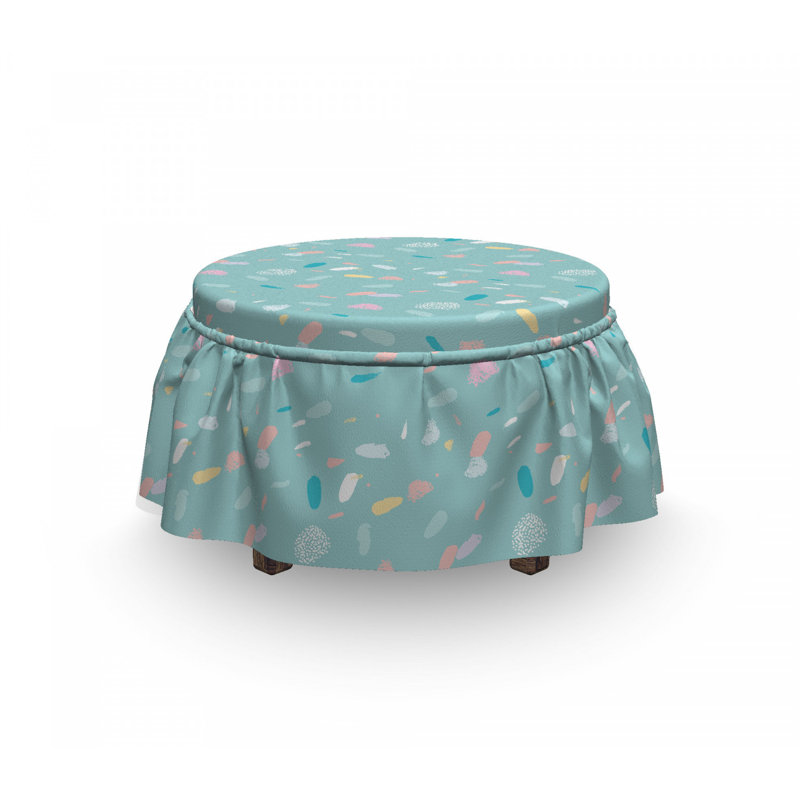 Housse pour repose-pieds Strokes and Dots