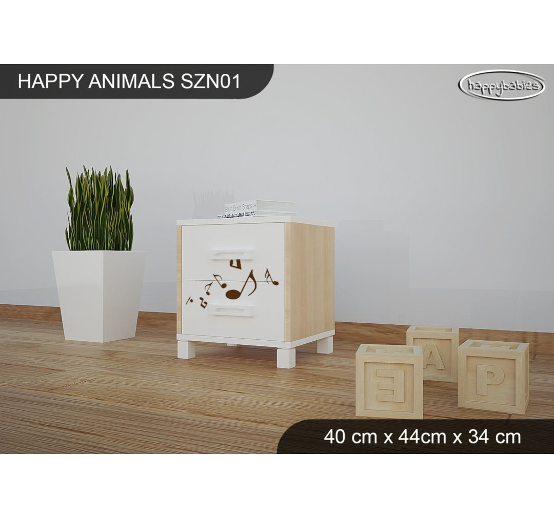 2 Drawer Nightstand