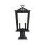 Jamila 8.5 Inch Outdoor Post Light in Black