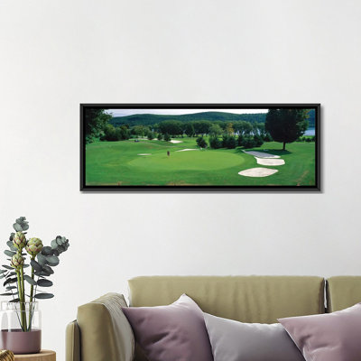 « leatherstocking golf course, new york state, usa », reproduction de photo sur toile