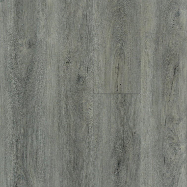 Belleville 7 x 48 x 4.5mm Luxury Vinyl Plank Element Flooring Color: Light Gray