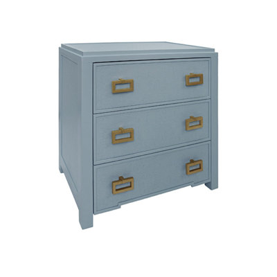 Three Drawer Side Table Drawer Fronts