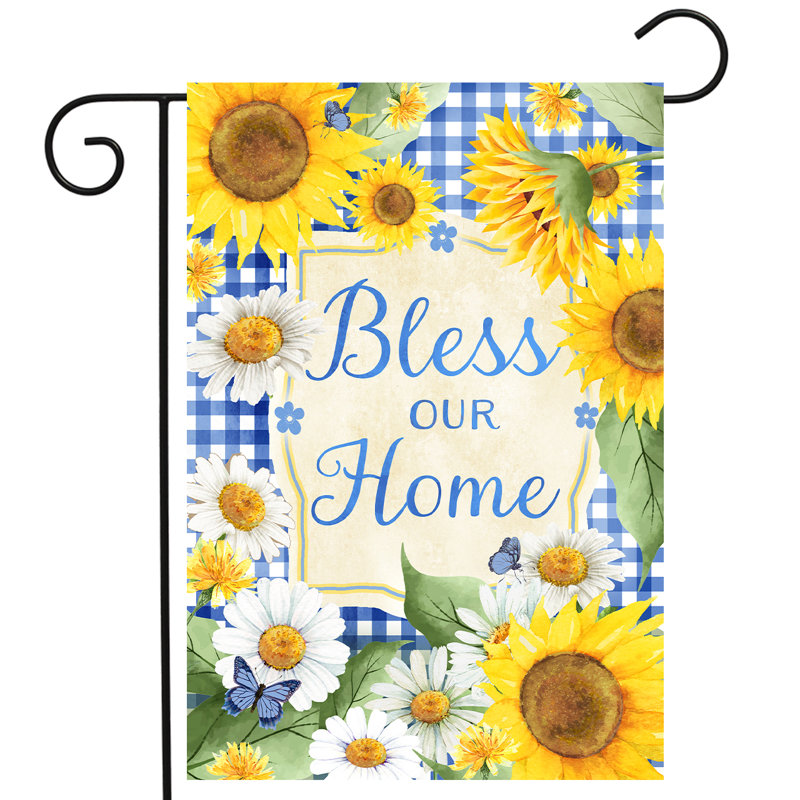Drapeau de jardin Bless This Home