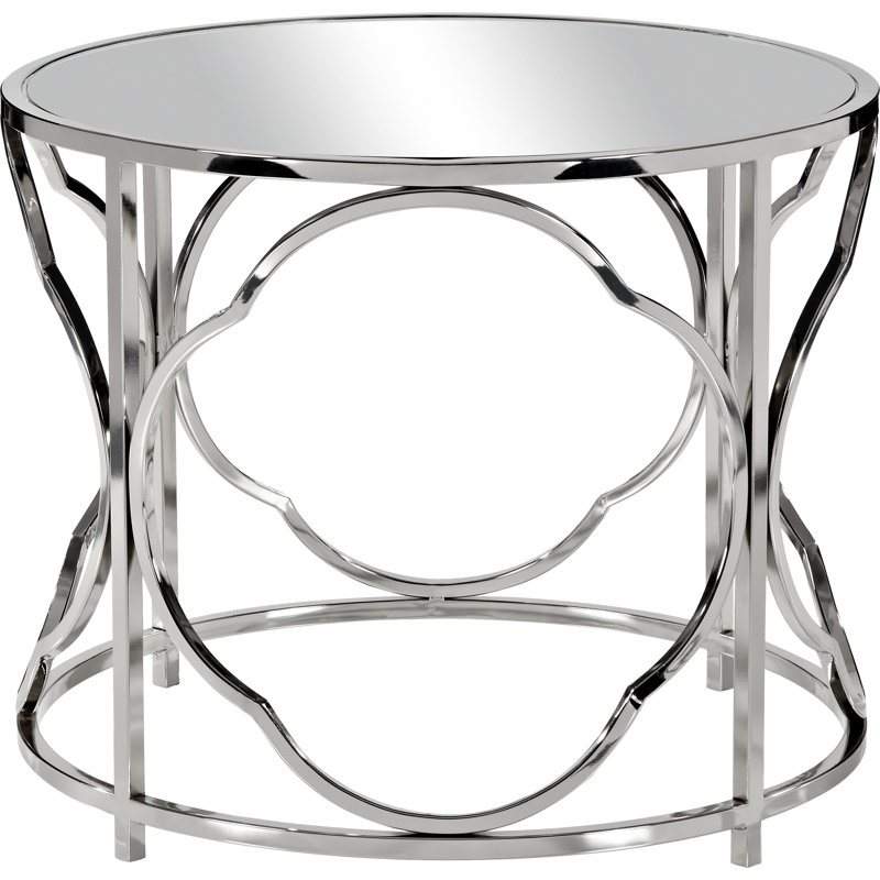 Table de bout en miroir paulina