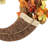 Brown and Orange Pine Cones Floral Thanksgiving Wreath 20-Inch Unlit