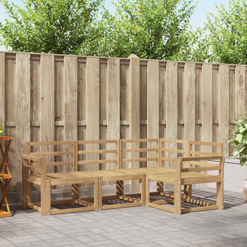 249cm Wide Patio Sofa, 4