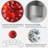 Red Flame Liquid Marble Art - Modern Wall Clock-1149793241