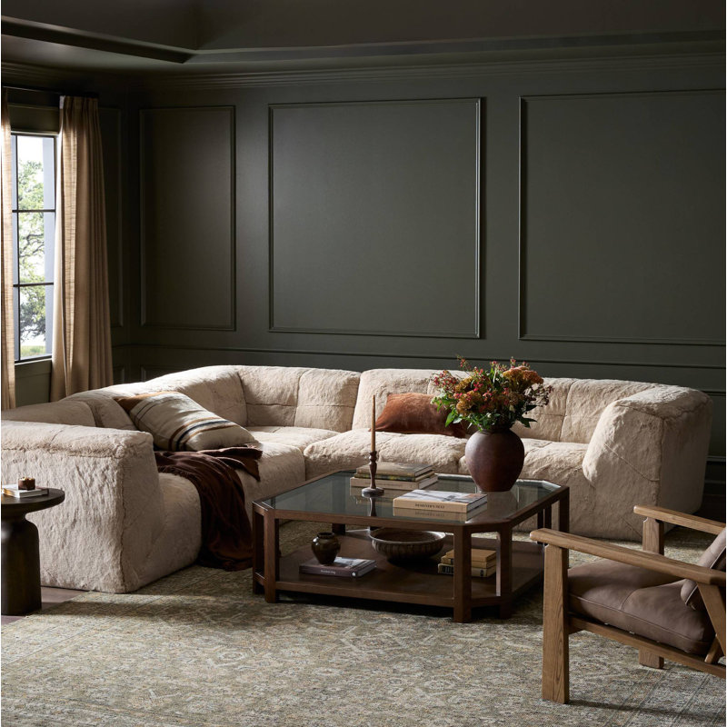 Miles Sectional, Symmetrical, 28.5" H x 125.75" W x 125.75" D