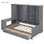 Lit de jour en bois avec trois tiroirs, armoire tout-en-un, bureau et tablettes-908650597-908650602