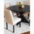 Mytzi 5-Piece Dining Set, Cross-Buck Dining Table With 4 Stylish Chairs-687877600