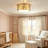 2-Light Star Cutout Flush Mount Ceiling Light