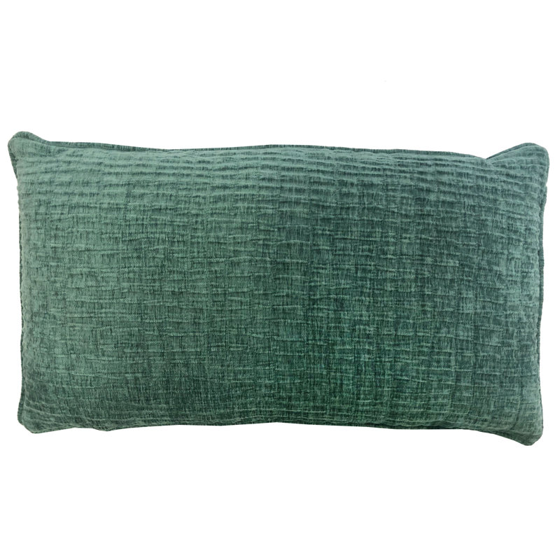 Lumbar Pillow Cover & Insert, Teal