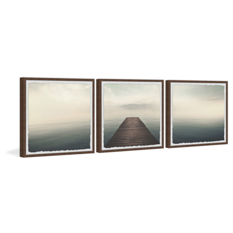 Encline No Turning Back by Marmont Hill - 3 Piece Single Picture Frame Print, 30cm H x 30cm W x 3.81cm D