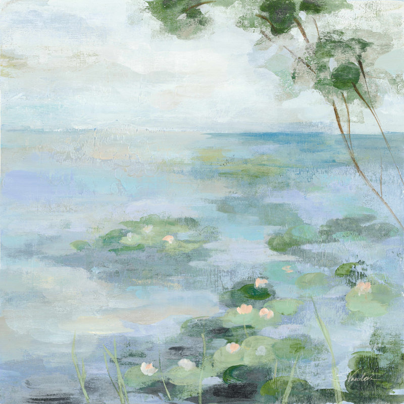 Lily Lily II - peinture sur toile tendue, H 36 po x l 36 po