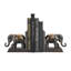 Nolley Ornate Elephant Non Skid Bookends