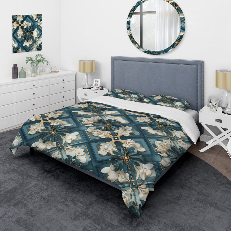Ensemble de housse de couette Lovage, Housse de couette pour grand lit et 2 taies décor
