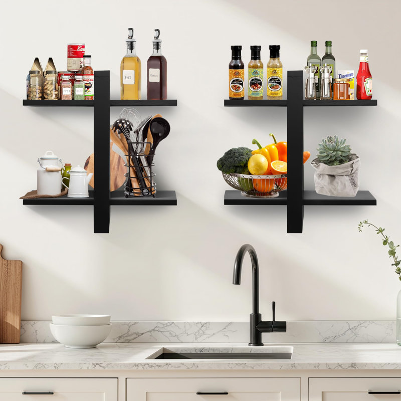 Floating Shelf, Black