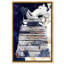 Pensées bleues profondes - Impression sur toile-51240092-51240095