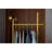 Ekhum Steel 5 - Hook Freestanding Coat Rack with Elegant Marble Base and Storage Box-1163543204