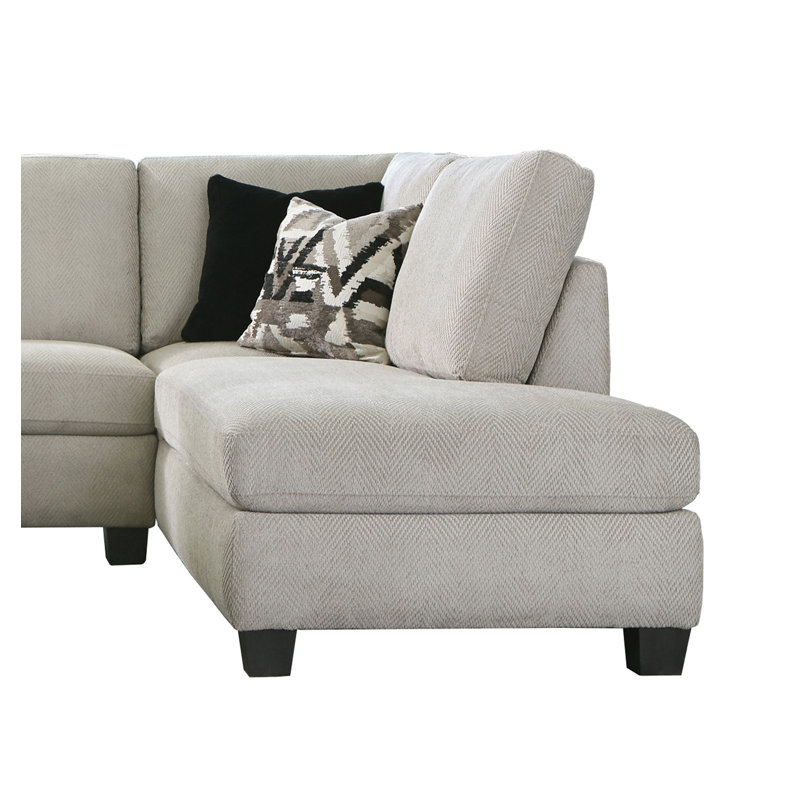 Upholstered L-Shaped Sectional Right Hand Facing