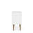 18" Nightstand in Natural and White (2-Drawer)-864378275