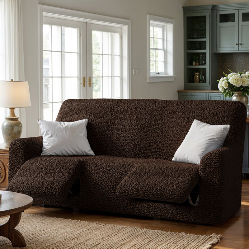 Housse extensible pour canapé inclinable - Facile à nettoyer et durable - Collection Comfort, H 35 po x l 85 po x P 40 po