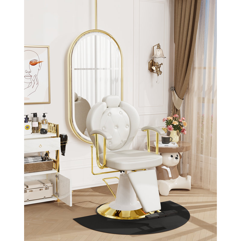 Fauteuil inclinable en similicuir, Gris