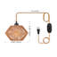 Luminaire suspendu Plug Boho Farmhouse 16FT