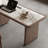 White + Light walnut Rectangular Stone desk-1911949043-1911949041