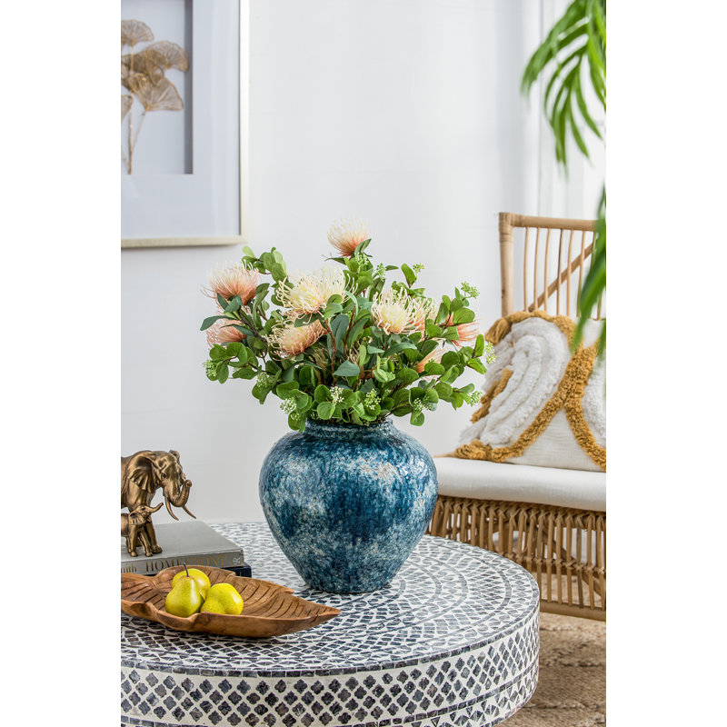 Pot à fleurs en terre cuite Duke, H 9,1 po x l 9,8 po x P 9,8 po