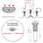 2-handle Bathroom Faucet with Drain Assembly-74649002
