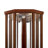 6 Shelf Lighted Corner Curio Cabinet-578871689