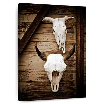 Crâne de vache Lelar Western