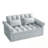Loveseats With Pull-Out Bed And Side Pocket-1844168078