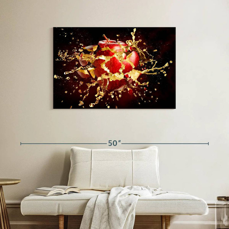 Yarlin Exploding Apple, 26" H x 39" W
