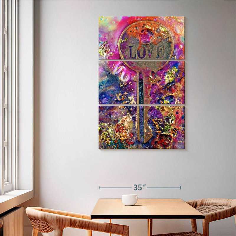 Hardie Key, 65" H x 42" W