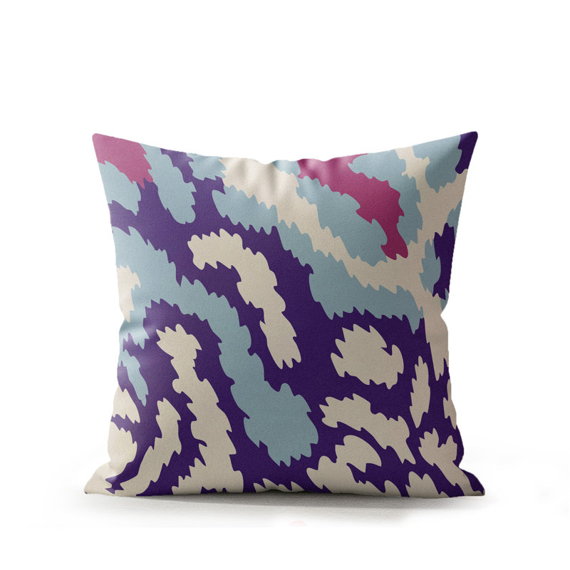 Coussin intérieur en faux suède Misio, 20 x 20, Rêve d'aurore