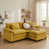 Chenille jaune