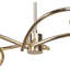 4 - Light Polished Brass Cluster Pendant