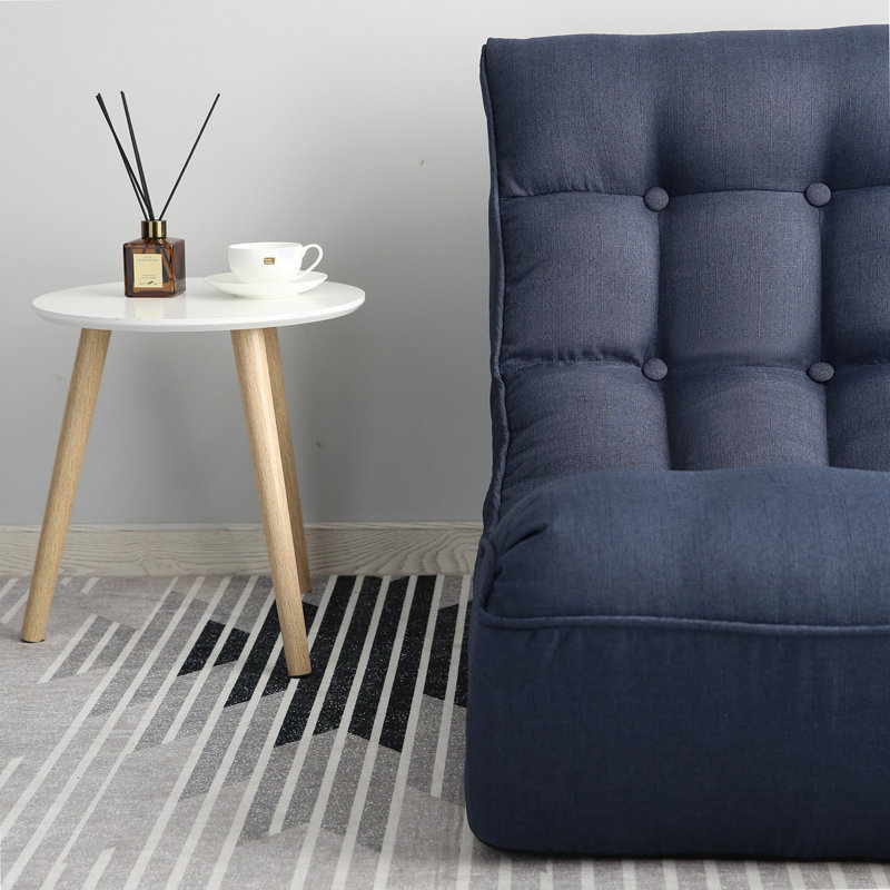 Trule Reclining Ergonomic Floor Game Chair, Dark Blue