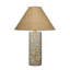 Serene Ceramic Table Lamp with Raffia Shade