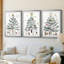 Christmas Holiday Art CECX - reproduction sur mesure encadrée de qualité supérieure - 3 pièces-1729278313-1729278317